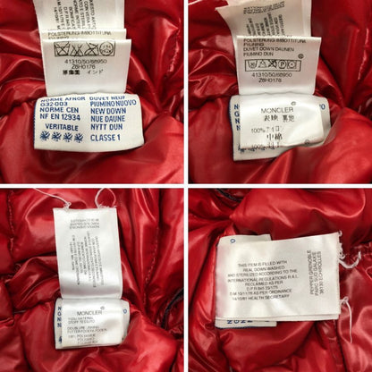 中古◆モンクレール ダウンジャケットエベレスト インド製 メンズ サイズ2 ボルドー MONCLER EVEREST 【AFA21】