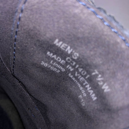 コールハーン ゼログランド C31401  レザースニーカー ウイングチップ オックスフォード スエード ネイビー サイズ7.5 メンズ Cole Haan 約25.0cm【AFC43】