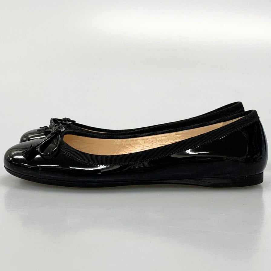 良品✨プラダ バレエシューズ パテント フラット 24.5 レザー エナメル 黒 楽天市場】【8/15～18限定・最大2万円OFFクーポン配布中】PRADA