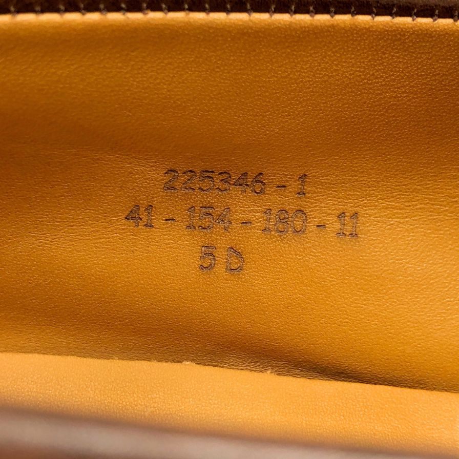 ジェイエムウエストン ローファー 180 シグニチャーローファー カーフ ブラウン サイズUK5D メンズ J.M.WESTON ローファー 約23.5cm【LA】【中古】