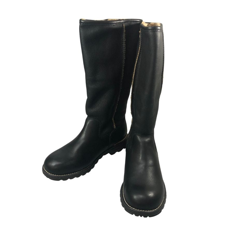 UGG ロングブーツ ブラック サイズ7 レディース UGG 約24.0cm【AFD15-2】