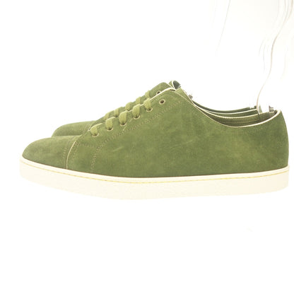 Very good condition ◆ John Lobb Leather Sneakers Suede LEVAH Men's 8.5 Green JOHN LOBB [AFD6] 