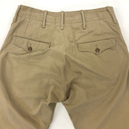 ダブルアールエル オフィサーズ パンツ トラウザー メンズ ベージュ サイズW28L30 RRL RALPH LAUREN 【AFB20】
