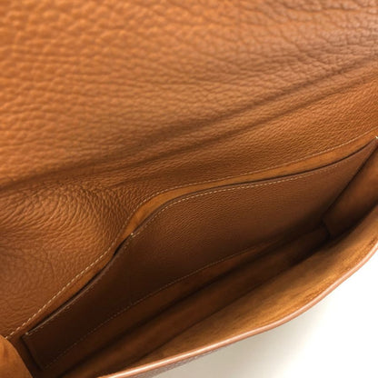 アカーテ ブリーフケース ナチュラルシュリンクレザー ブラウン ゴールド金具 メンズ ACATE【AFE1】