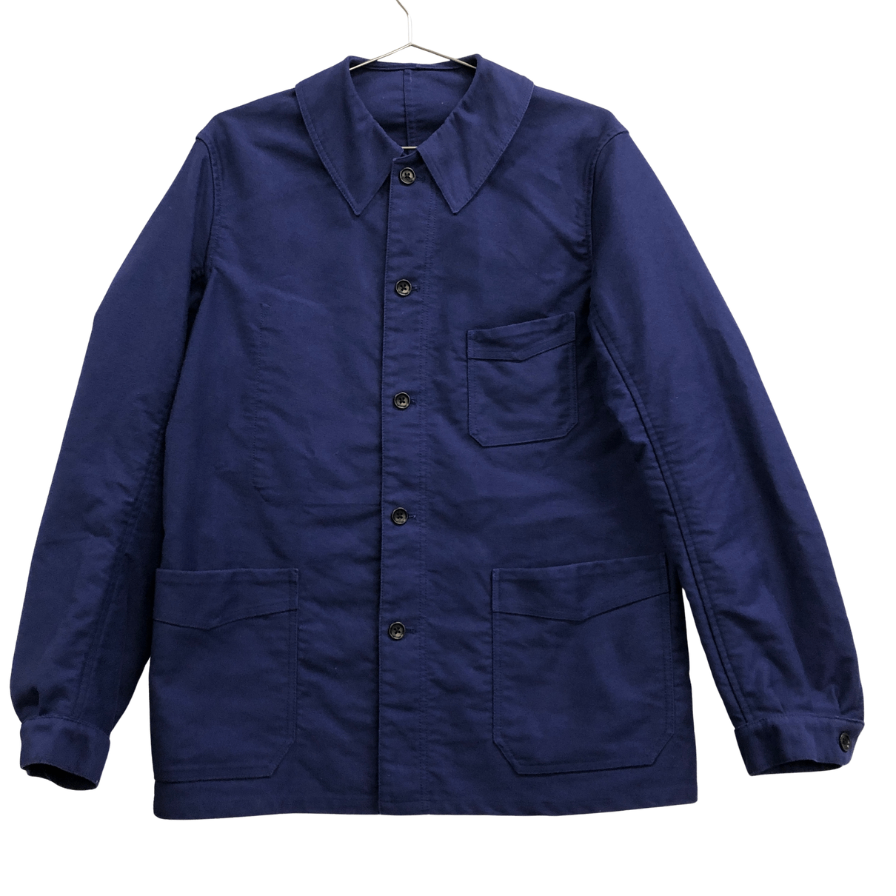 美品◆アナトミカ ル メートル ド トゥース コットン リファー シングル ジャケット メンズ サイズ 48  ネイビー ANATOMICA LE MAÎTRE DE TOUS 【AFF23】