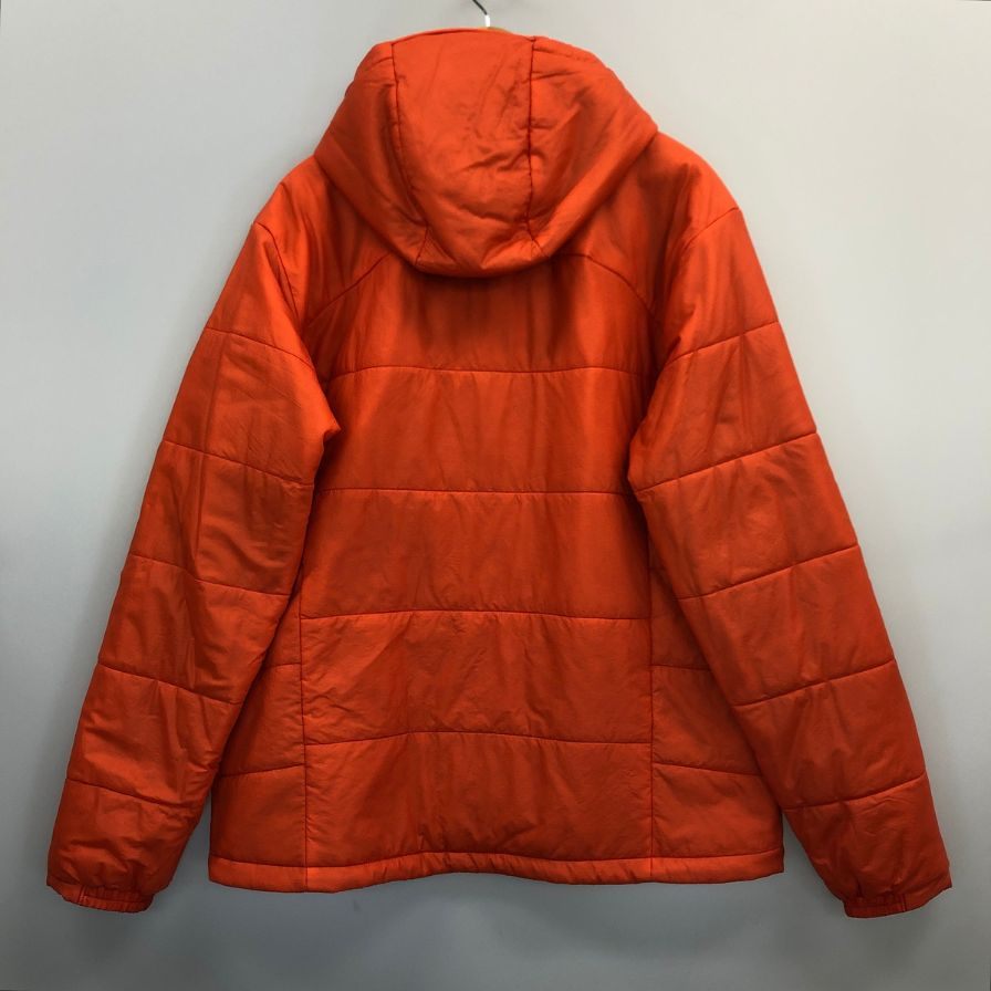 美品◆モンベル サーマラップ パーカ リバーシブル アウター 1101641 サイズXL メンズ オレンジ系 mont-bell 【AFB14】