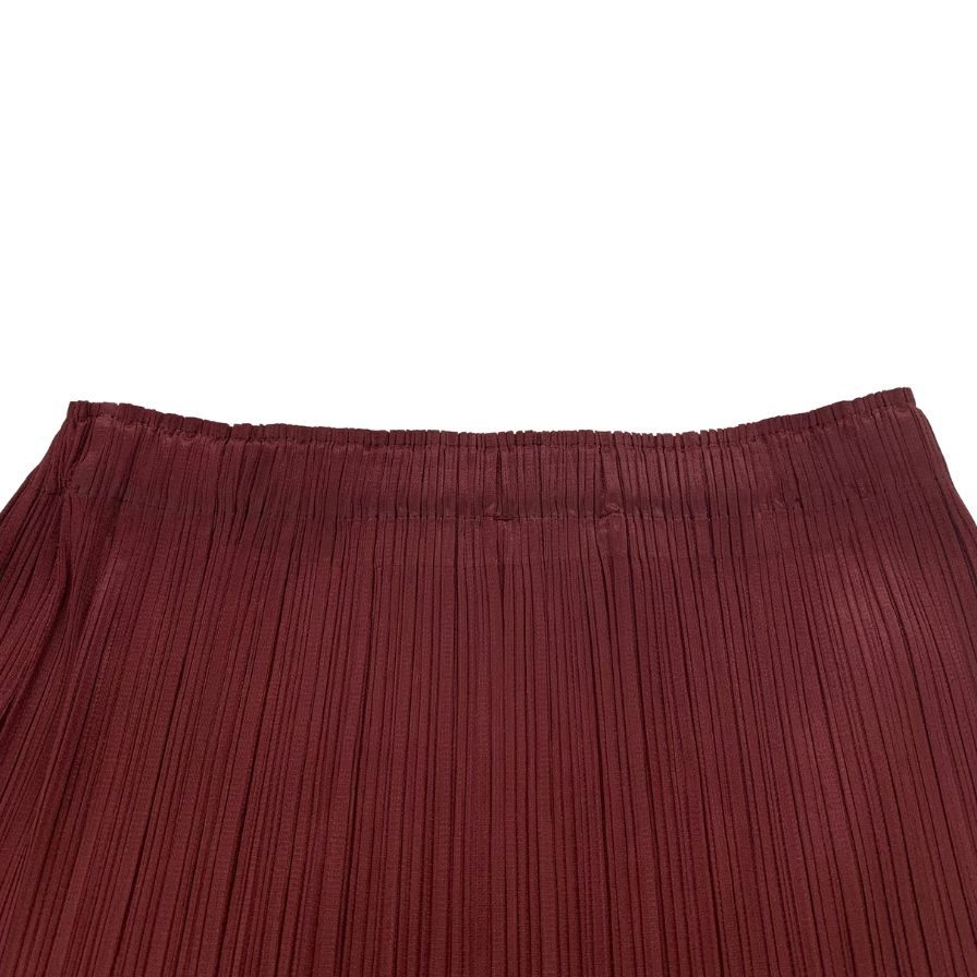 イッセイミヤケ プリーツプリーズ スカート PP33JG144 エンジ サイズ3 ISSEY MIYAKE PLEATS PLEASE【AFB35】