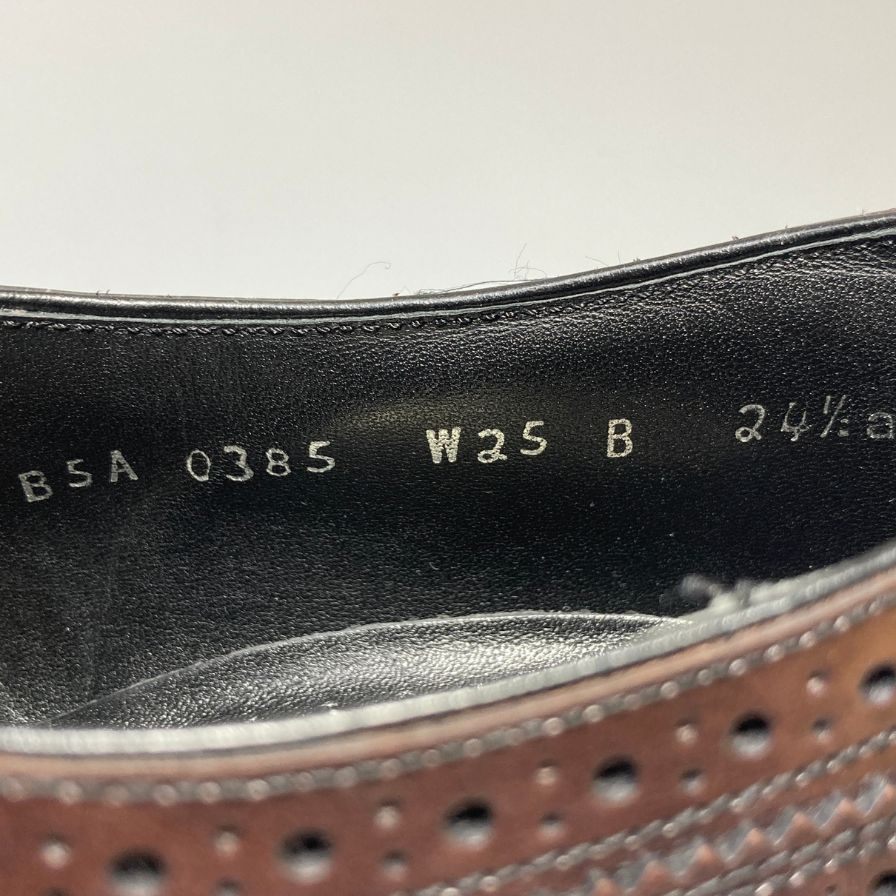 リーガル シューズ オリジナル レザーシューズ ギリー B5A 0385 日本製 メンズ サイズ24.5cm REGAL 約24.5cm【AFC53】
