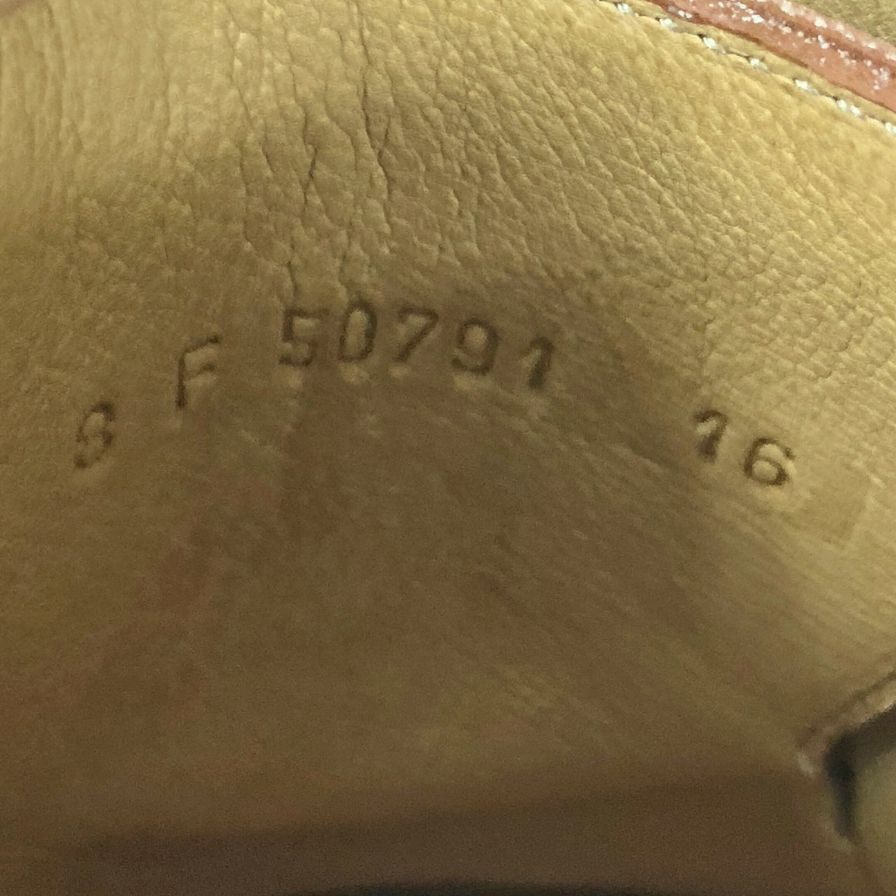 パラブーツ レザーシューズ Uチップ シャンボード リス レザー 710703 ブラウン メンズ サイズ8 Paraboot CHAMBORD ビジネスシューズ 約26.5cm【LA】【中古】