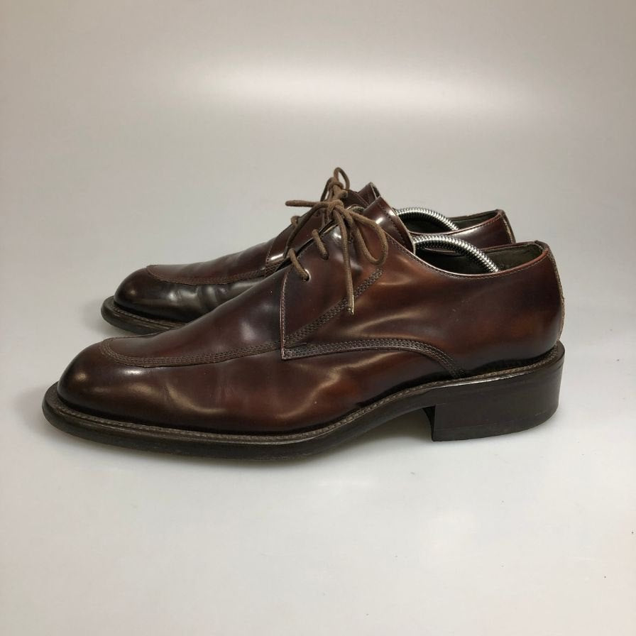 コールハーン レザーシューズ Uチップ ブラウン メンズ サイズ42 COLEHAAN 約26.5cm【AFC47】