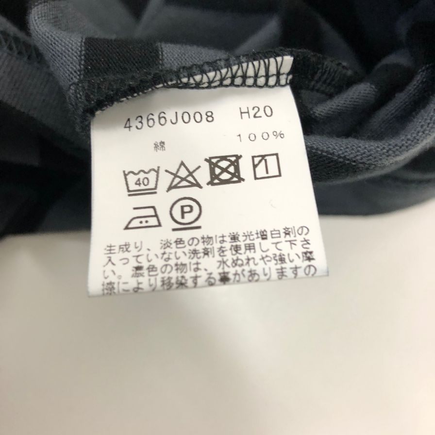 極美品◆アニエスベー オム 長袖Tシャツ ボーダー メンズ サイズ1 agnès b. HOMME 【AFB4】