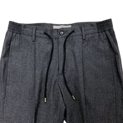 ジャブスアルキヴィオ リング別注 ワンプリーツ リラックス パンツ カシミア混ウール メンズ サイズ44 グレー giab's archivio×ring 【AFB44】