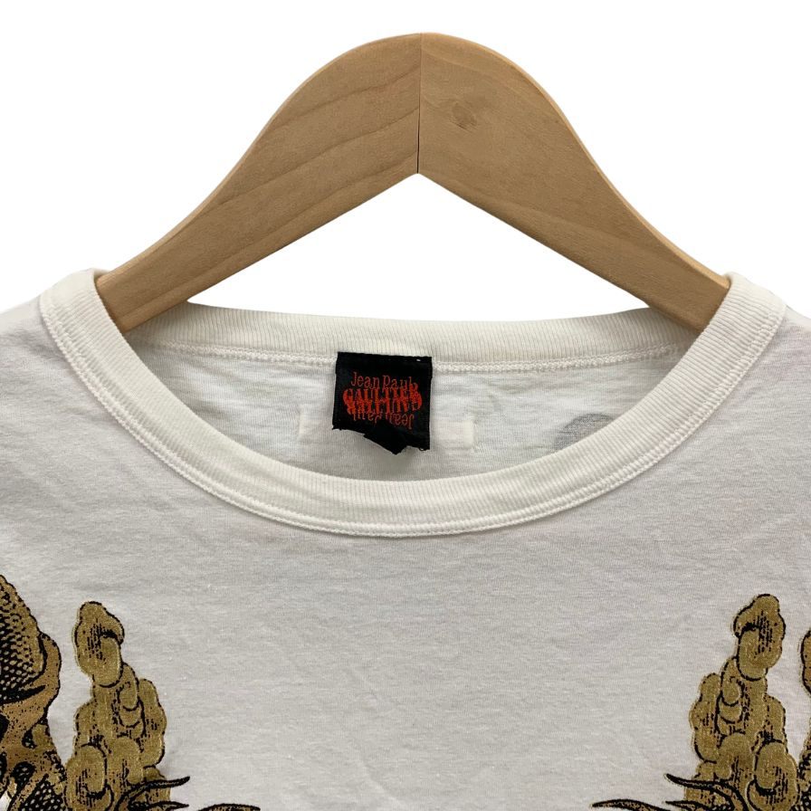 中古◇ジャン ポール ゴルチエ Tシャツ 半袖 ドラゴン メンズ ホワイト