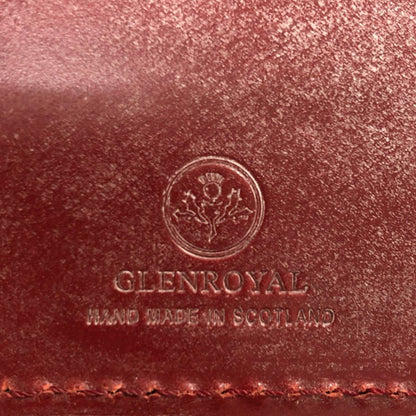グレンロイヤル 長財布 ラウンドジップ ブライドルレザー レッド GLENROYAL【AFI1】
