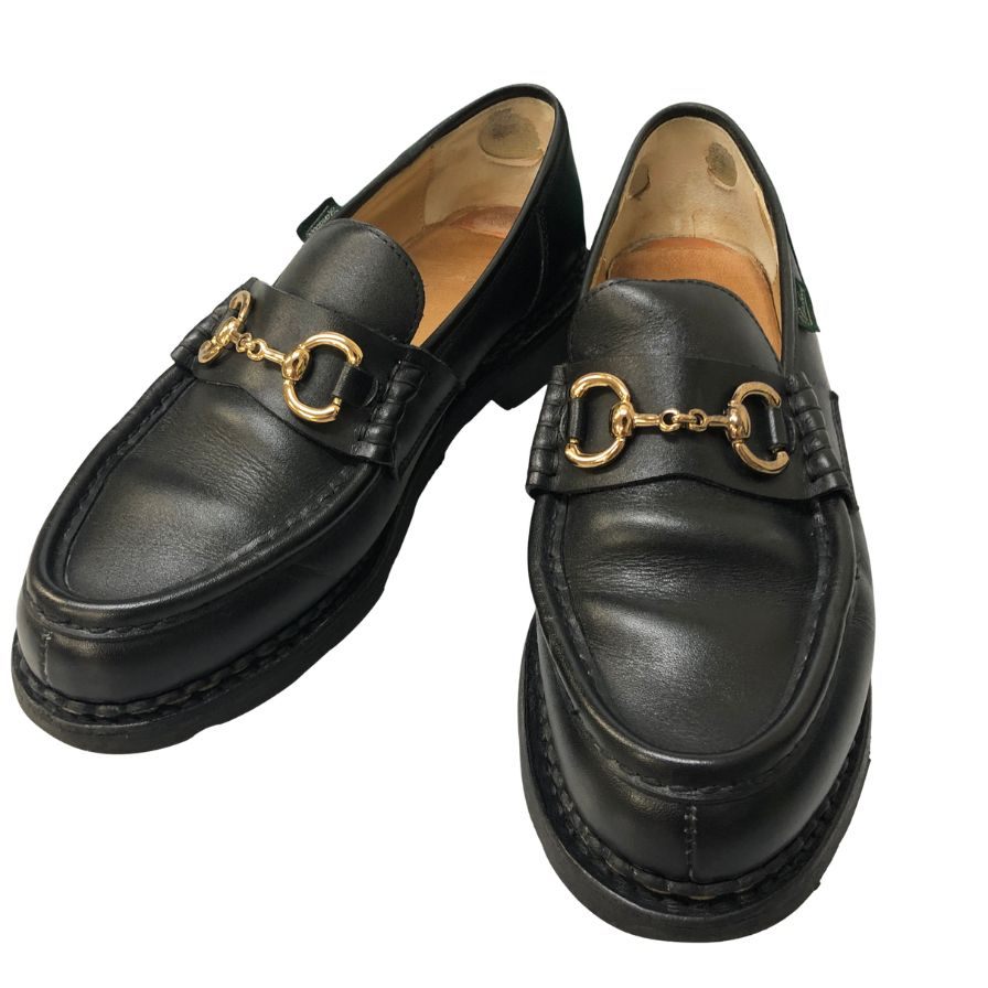 パラブーツ オルセーティ 93682 レディース ブラック サイズ 23 PARABOOT ビジネスシューズ 約23.0cm【LA】【中古】