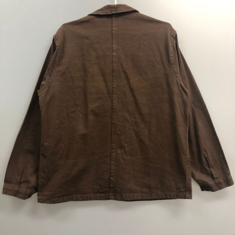 中古◆ル ペルラン ビンテージ フレンチ ワークジャケット コットン100% 防縮加工 サイズ50 LE PELERIN 【AFB6】