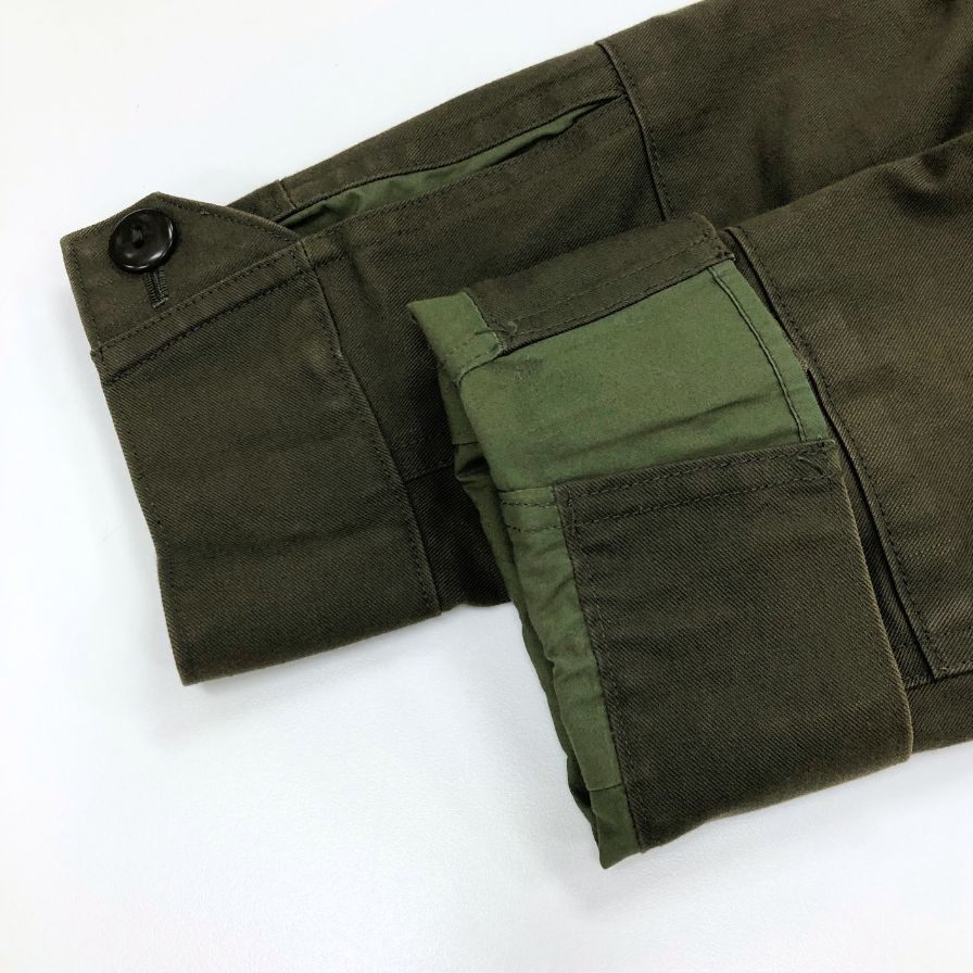 美品◆ナイジェルケーボン マルチポケットスルージャケット グリーン メンズ サイズ46 Nigel Cabourn 【AFA21】