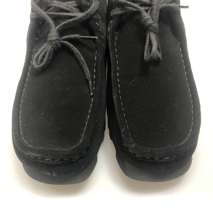 クラークス ワラビー ビームス別注 モカシン ゴアテックス GTX スエード ブラック サイズUK6.5 CLARKS 約25.5cm【AFD14】