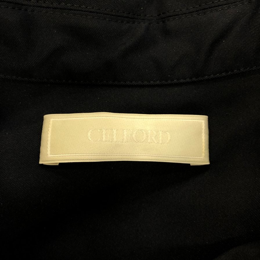 極美品◆セルフォード ノースリーブワンピース ネイビー レディース サイズ38 CELFORD 【AFB26】
