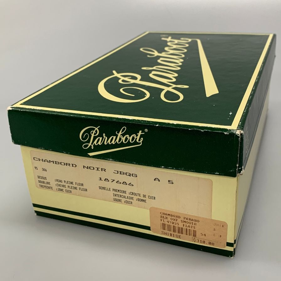 パラブーツ バックストラップサンダル ブラック メンズ サイズ5 Paraboot スリッポン 約24.0cm【LA】【中古】