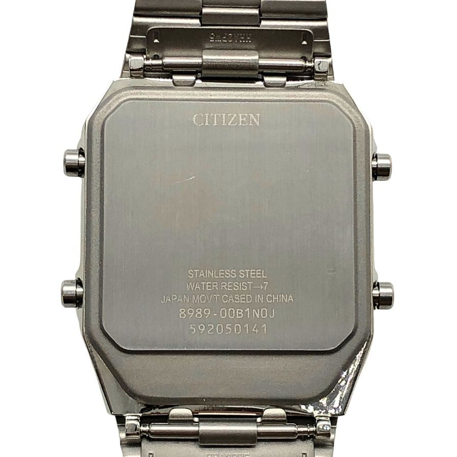 シチズン 腕時計 レコードレーベル クロノグラフ メタリック アナデジテンプ JG2101-51H CITIZEN【AFI3】