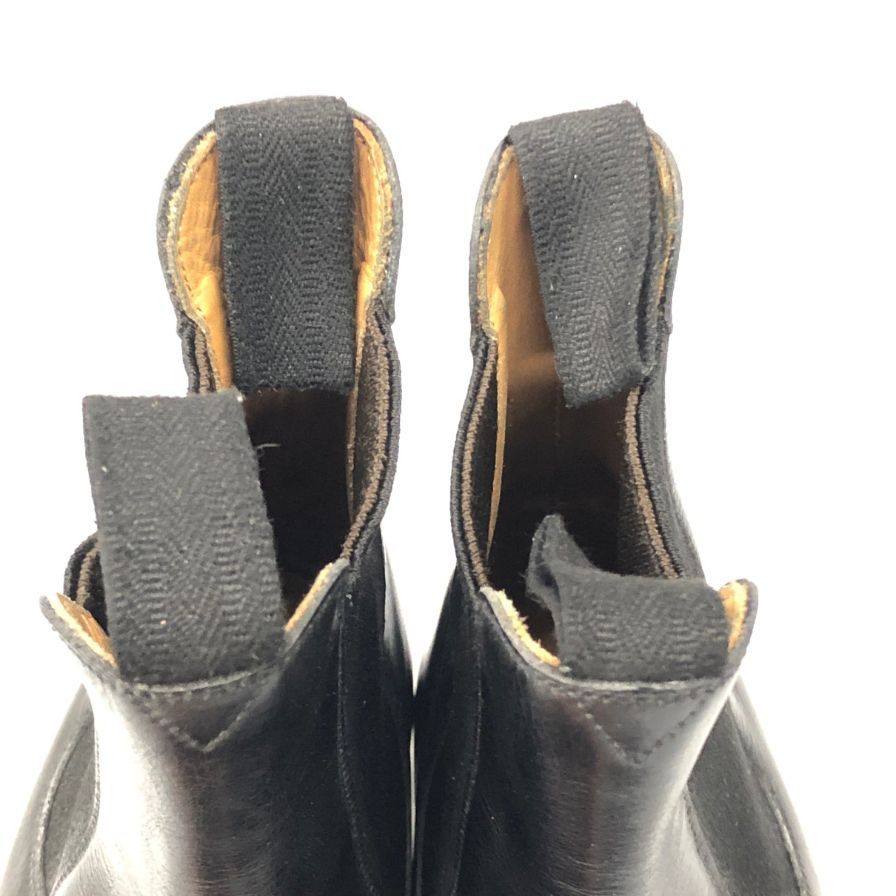 JMウエストン チェルシー ブーツ サイドゴア 705 ボックスカーフ レザー ブラック メンズ サイズ5D J.M.WESTON ブーツ 約25.0cm【LA】【中古】