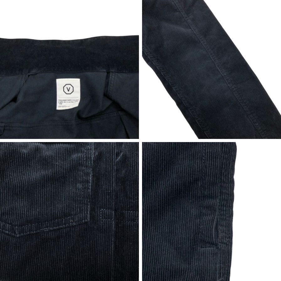 中古◆ヴィズヴィム ビズビム コーデュロイ ジャケット 101 パイソンタグ メンズ ブラック サイズL visvim 【AFB19】