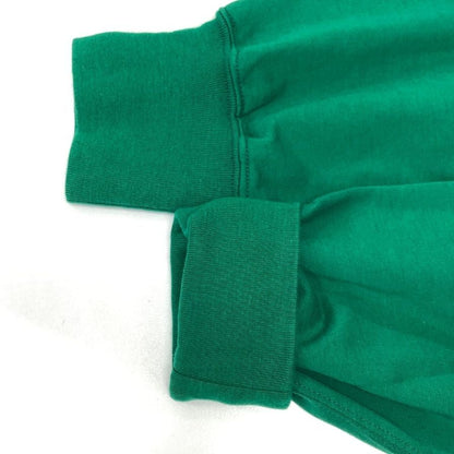 美品◆オーラリー  スウェット トップス サイドリブ A23SPO1NU ELASTIC HIGH GAUGE SWEAT メンズ サイズ4 グリーン AURALEE 【AFB43】