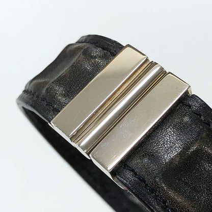 エルメス レザーブレスレット シルバー金具 レディース HERMES