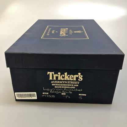 トリッカーズ カントリーブーツ M2508 モールトン カーフ メンズ サイズ7ハーフ ベージュ Tricker`s ブーツ 約25.5cm【LA】【中古】