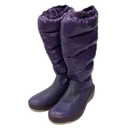 モンクレール ダウンブーツ レディース  サイズ41 パープル  MONCLER 約26.0cm【AFC47】