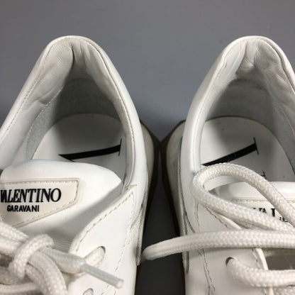 ヴァレンティノ ガラヴァーニ ローカットスニーカー バウンス VLTN ホワイト サイズ41.5 VALENTINO GARAVANI 約26.5cm【AFC34】