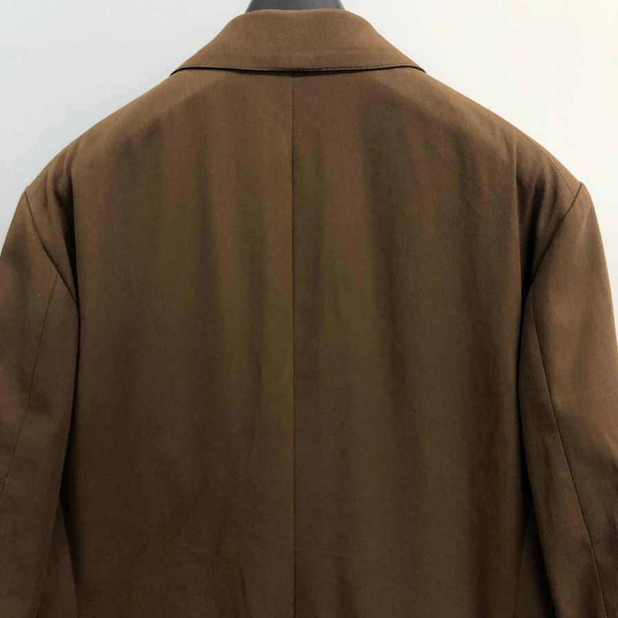 極美品◆マーカウェア  サックコート コットン テーラード ジャケットA26A16JK01C ブラウン メンズ サイズ1 MARKAWARE 【AFA16】
