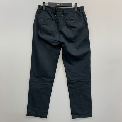 メゾン マルタン マルジェラ 15SS コットンパンツ リネン混 ブラック サイズ44 Maison Martin Margiela 【AFA16】