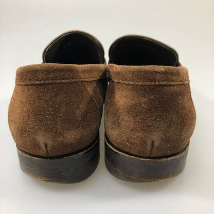 バーカー ローファー 4314FW12 スエード ブラウン サイズUK7F Barker 約26.0cm【AFC51】