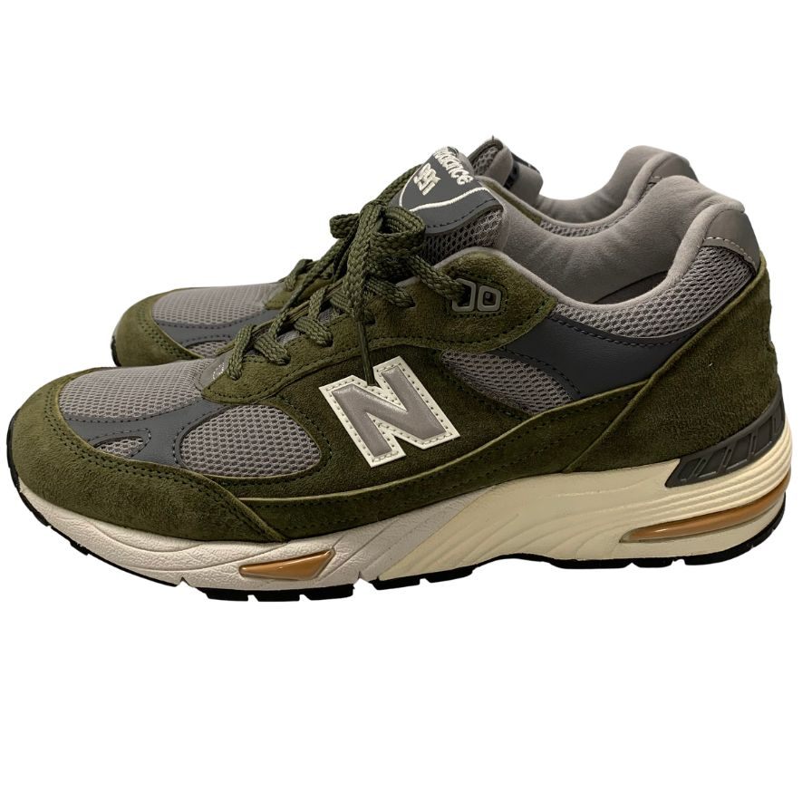 ニューバランス スニーカー M991GGT イングランド製 カーキ グレー サイズ9 メンズ New Balance 約27.0cm【AFC5】