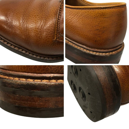 クロケット&ジョーンズ レザーシューズ セッジムーア シボ革 ブラウン サイズ7E CROCKETT&JONES SEDGEMOOR ビジネスシューズ 約26.0cm【LA】【中古】