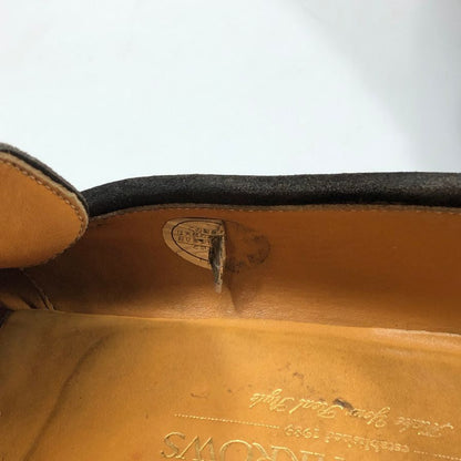 ユナイテッドアローズ コインローファー スエード ブラウン サイズ6.5 メンズ  UNITED ARROWS 約24.5cm【AFC9】