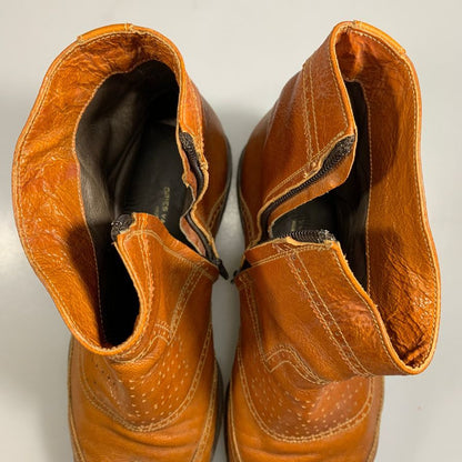 ドリス ヴァン ノッテン サイドジップブーツ ブラウン メンズ サイズ41 DRIES VAN NOTEN 約26.0cm【AFC43】
