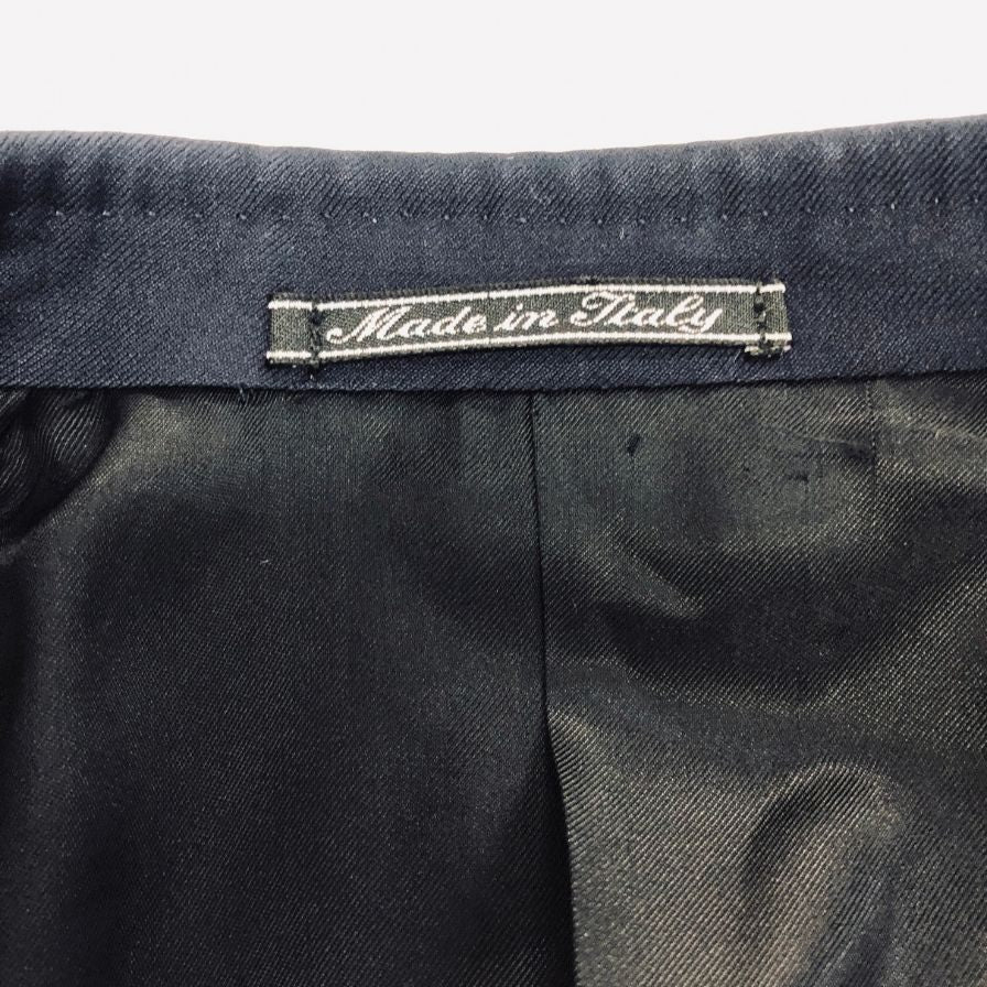 美品◆ダンヒル 2B テーラードジャケット センターベント Dロゴボタン ネイビー メンズ サイズ38 dunhill 【AFB19】
