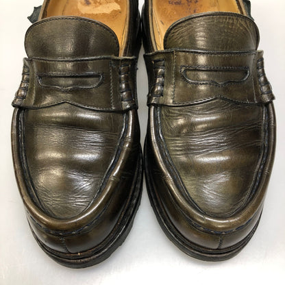 パラブーツ レザージューズ  ローファー ランス メンズ ダークブラウン系 サイズ不明 PARABOOT REIMS ローファー 約cm【LA】【中古】