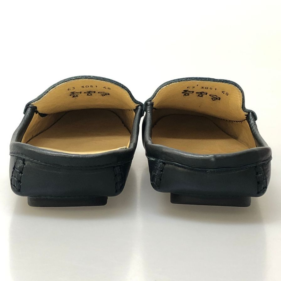 ボエモス スリッポン 3051  ブラック サイズ40 BOEMOS 約25.0cm【AFD13】