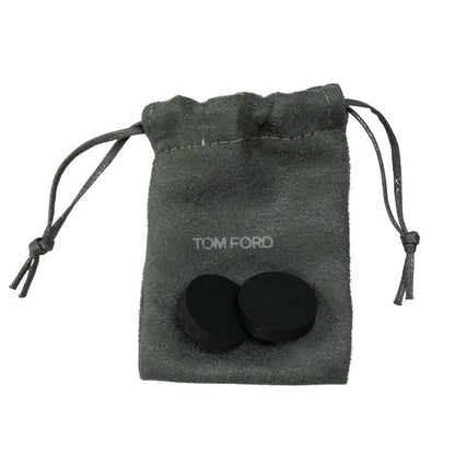 トムフォード パンプス サンダル  ビジューあしらい レディース サイズ36.5 ブラック×ホワイト TOM FORD 約23.0cm【AFC33】