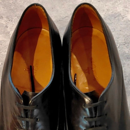 ジョンロブ レザーシューズ ベケッツ ストレートチップ カーフ 8000ラスト ブラック メンズ サイズ UK6.5E JOHN LOBB BECKETTS ビジネスシューズ 約25.0cm【LA】【中古】
