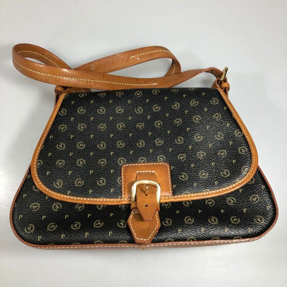 ポリーニ バッグ レザー ベルト レディース ブラウン POLLINI【AFE1】