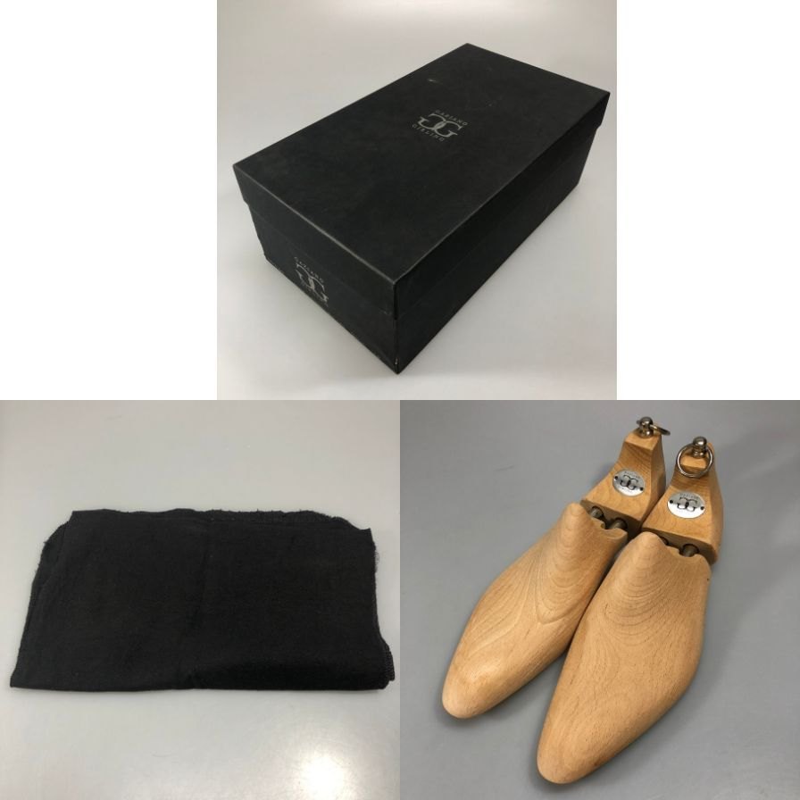 ガジアーノ&ガーリング アステア ウィングチップ スエード レザー コンビ ダークブラウン UK7E イングランド製 GAZIANO&GIRLING ビジネスシューズ 約26.0cm【LA】【中古】