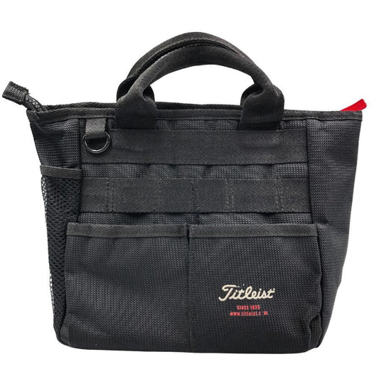 タイリスト ラウンドトートバッグ ナイロン ブラック Titleist【AFE9】