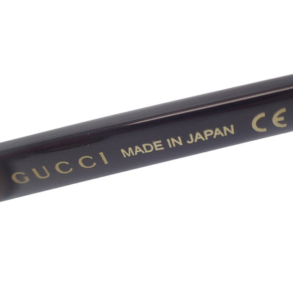 美品◆グッチ サングラス ティアドロップ GG0447S 002 58□17-14S ブラック×ブラウン GUCCI【AFI11】