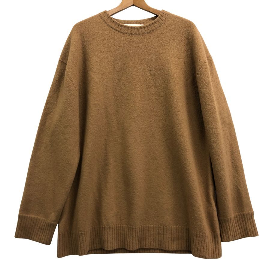 中古◆ジルサンダー クルーネックニット ブラウン メンズ サイズ 54 185/100A JIL SANDER 【AFB35】