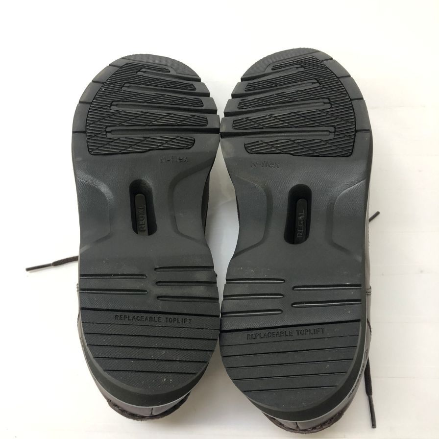 リーガル レザースニーカー Uモカ GORE-TEX ブラウン メンズ サイズ24.5EEE 81JL REGAL 約24.5cm【AFD14】